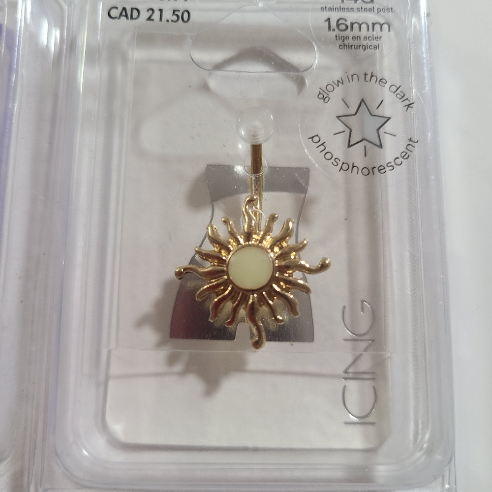 Claire's Sun Belly Rings